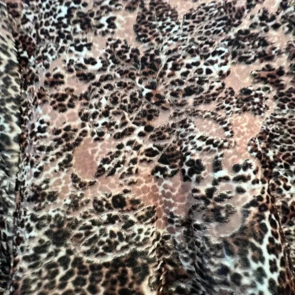 T Tahari Brown Mauve Print Dress Size Medium - Picture 6 of 11